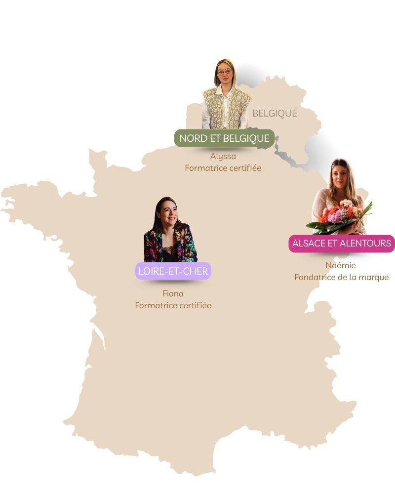 Carte des formatrices Ora Head Spa